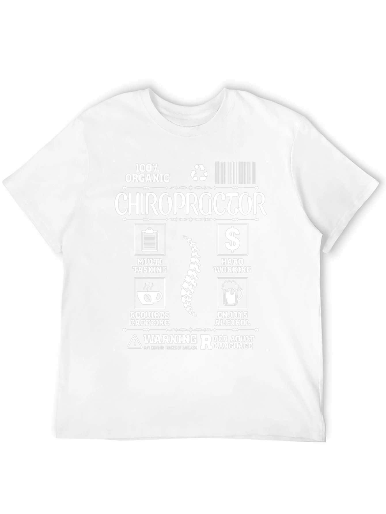 Chiropractor Organic Graphic T-Shirt
