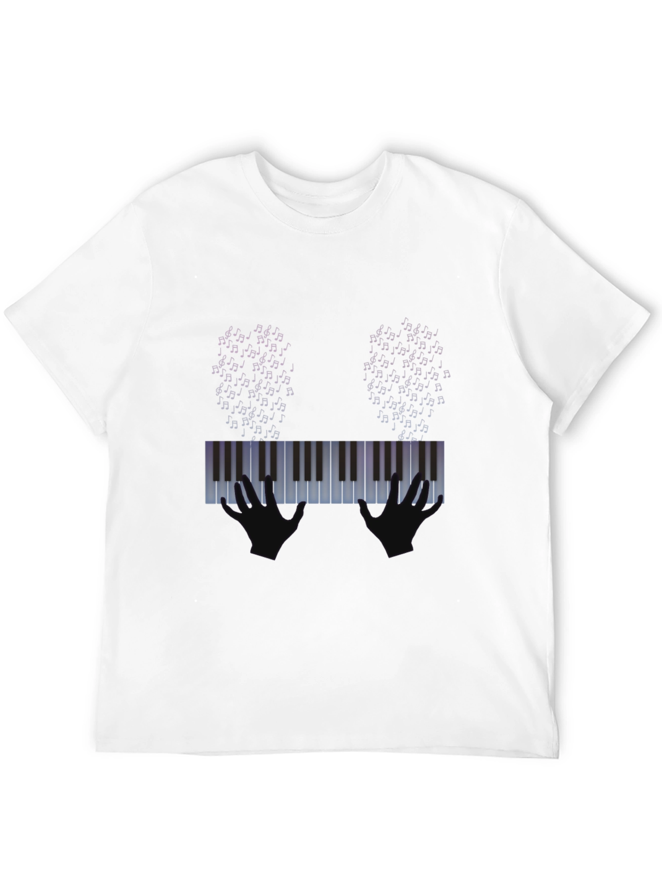 Piano Keys Graphic T-Shirt - Music Lover Tee