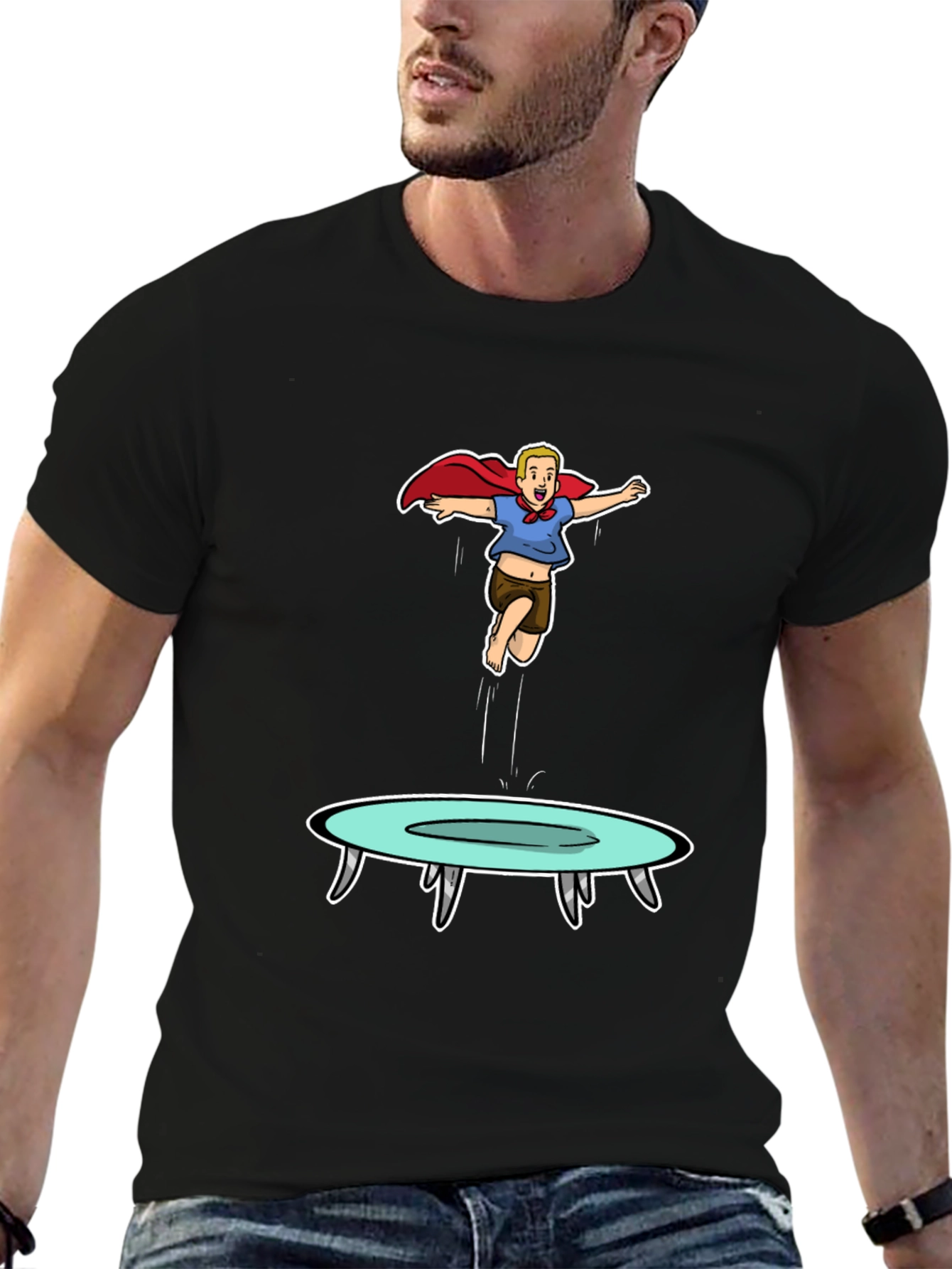 Superhero Boy Trampoline T-Shirt