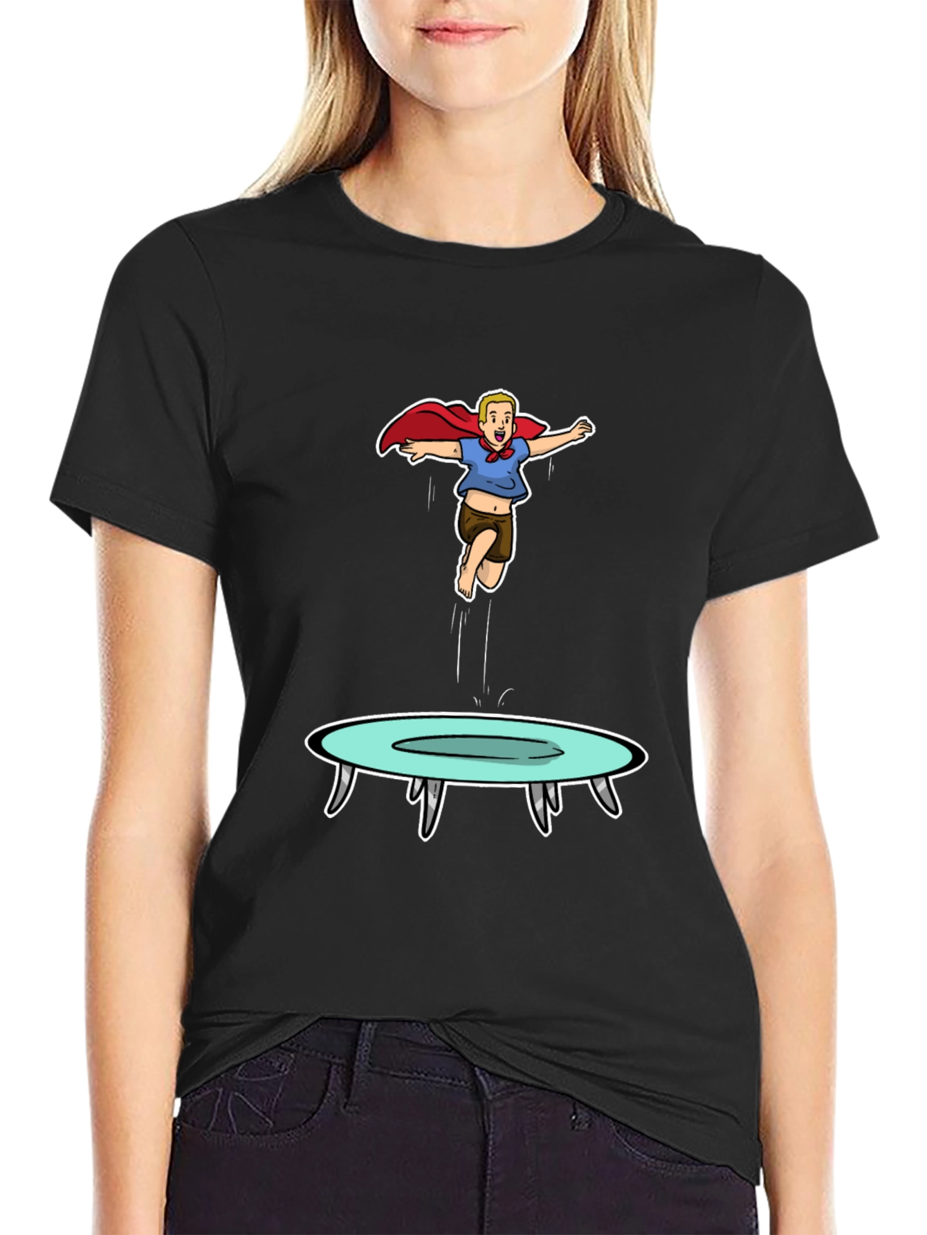 Superhero Boy Trampoline T-Shirt