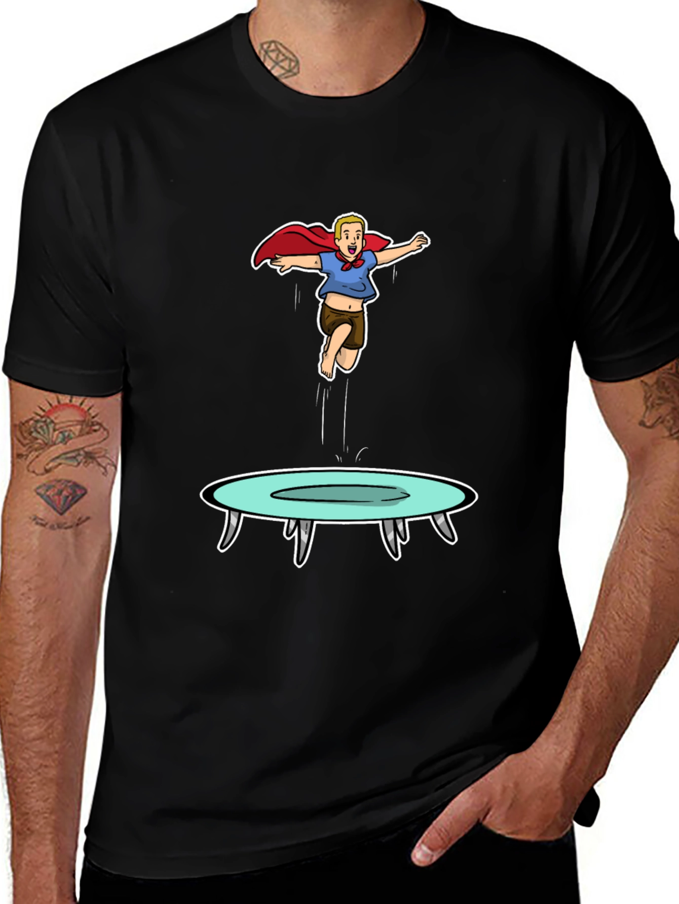 Superhero Boy Trampoline T-Shirt