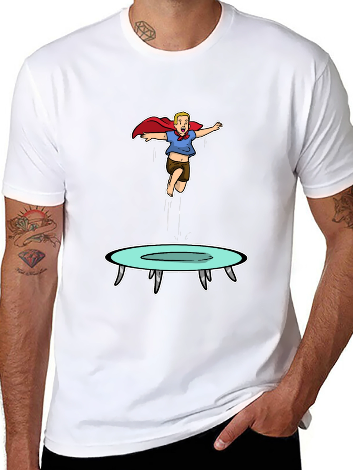 Superhero Boy Trampoline T-Shirt