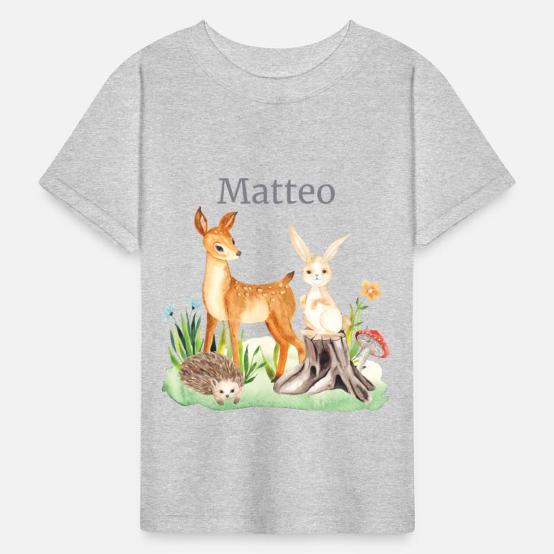 Waldtier Forest Animal Deer Hare Hedgehog Flowers