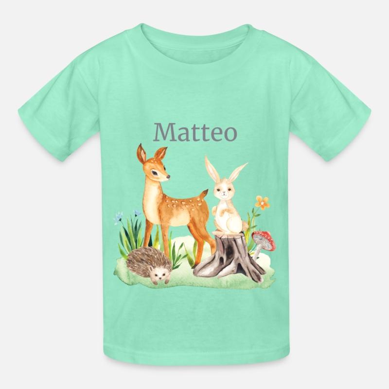 Waldtier Forest Animal Deer Hare Hedgehog Flowers