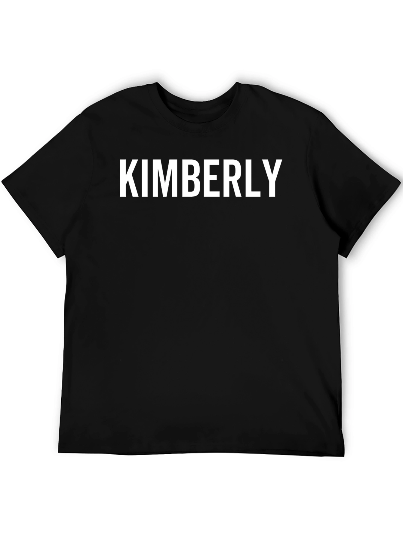 Kimberly Personalized Black T-Shirt