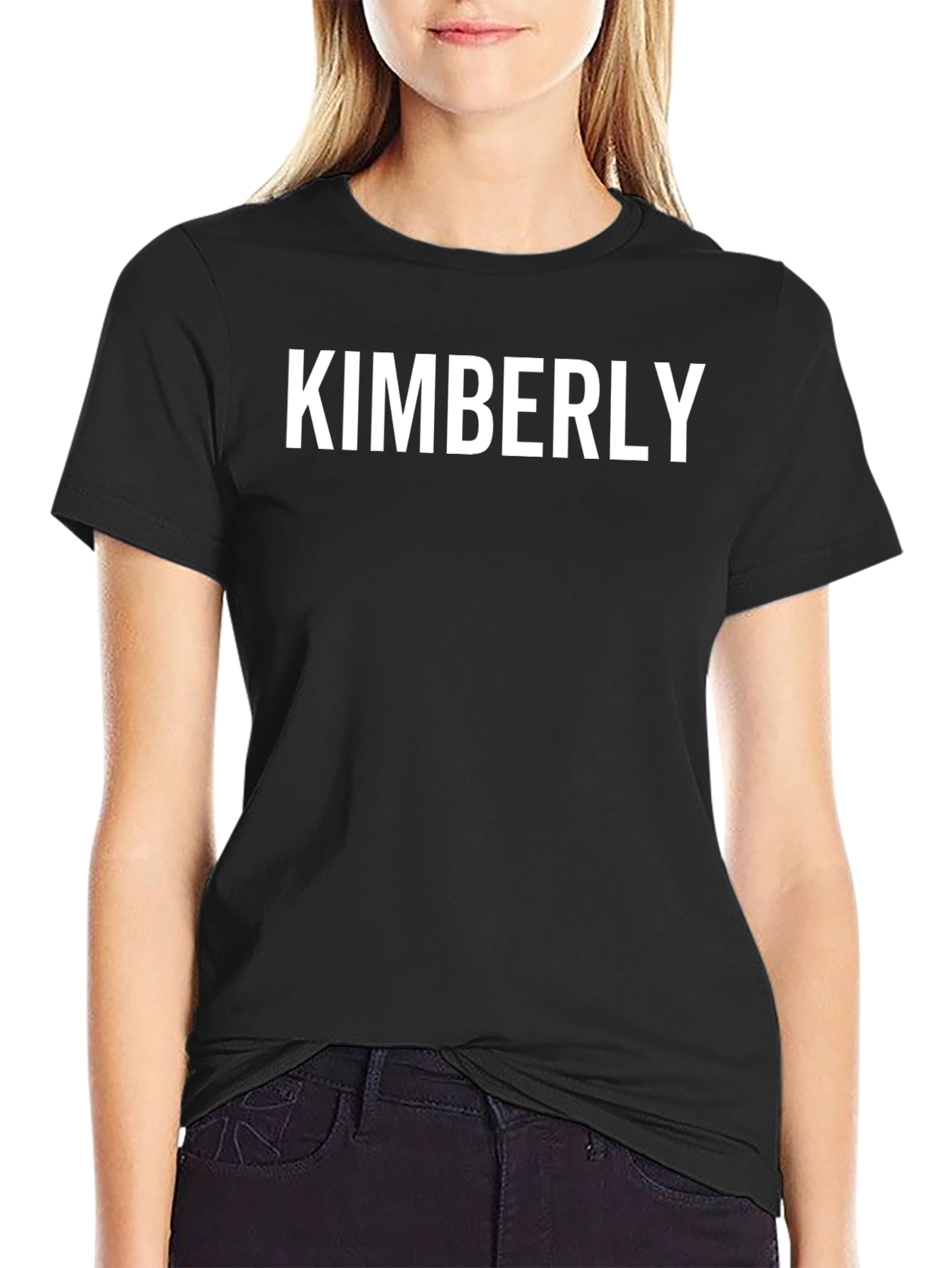 Kimberly Personalized Black T-Shirt