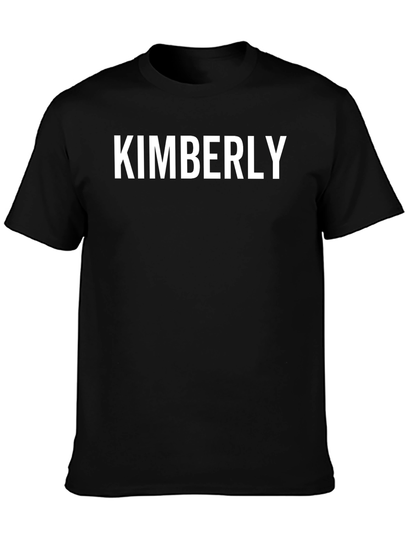 Kimberly Personalized Black T-Shirt
