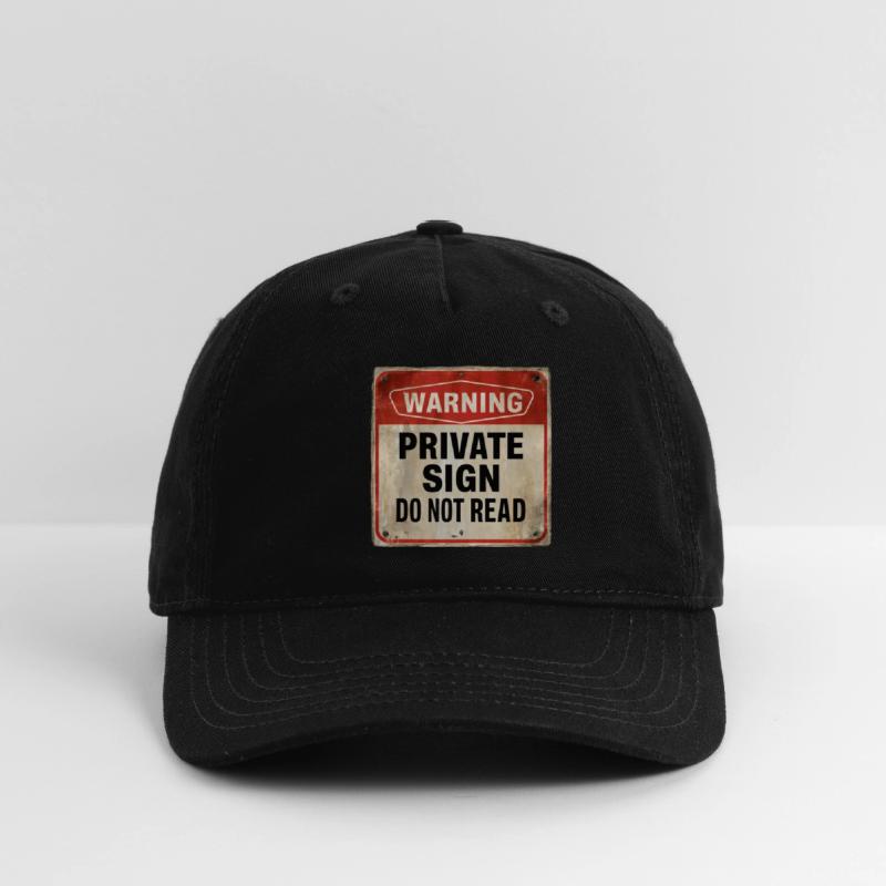 Warning Private Sign Do Not Read Caution Sign
