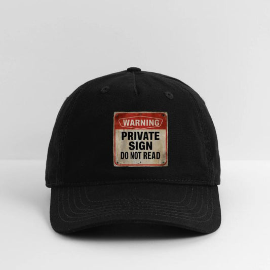 Warning Private Sign Do Not Read Caution Sign