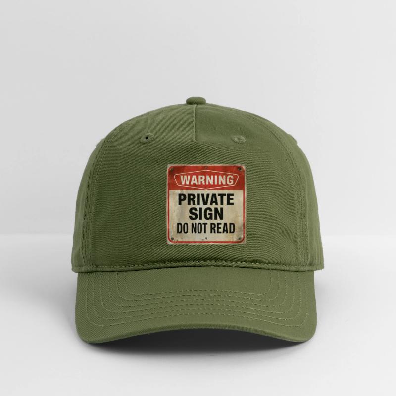 Warning Private Sign Do Not Read Caution Sign