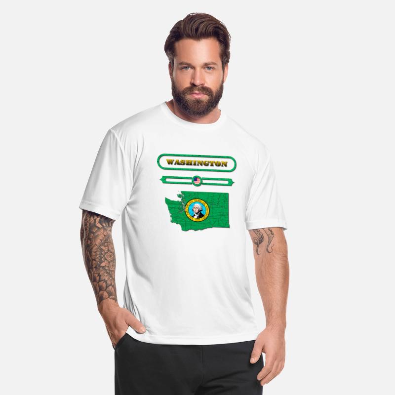 WASHINGTON MAP, WASHINGTON, UNITED STATES. SAMER B