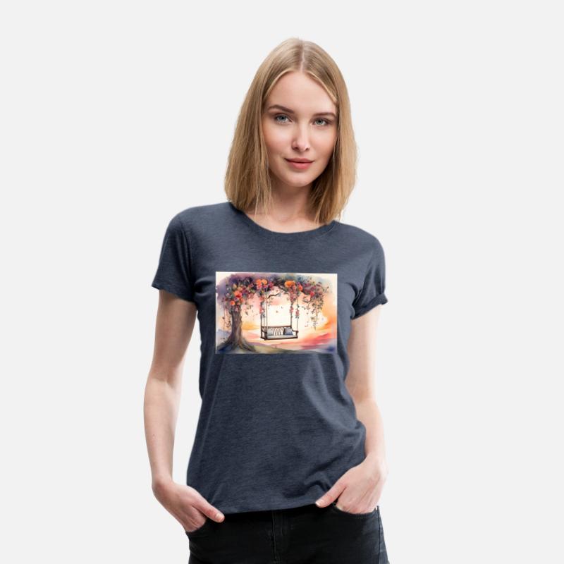 Watercolor Floral Swing