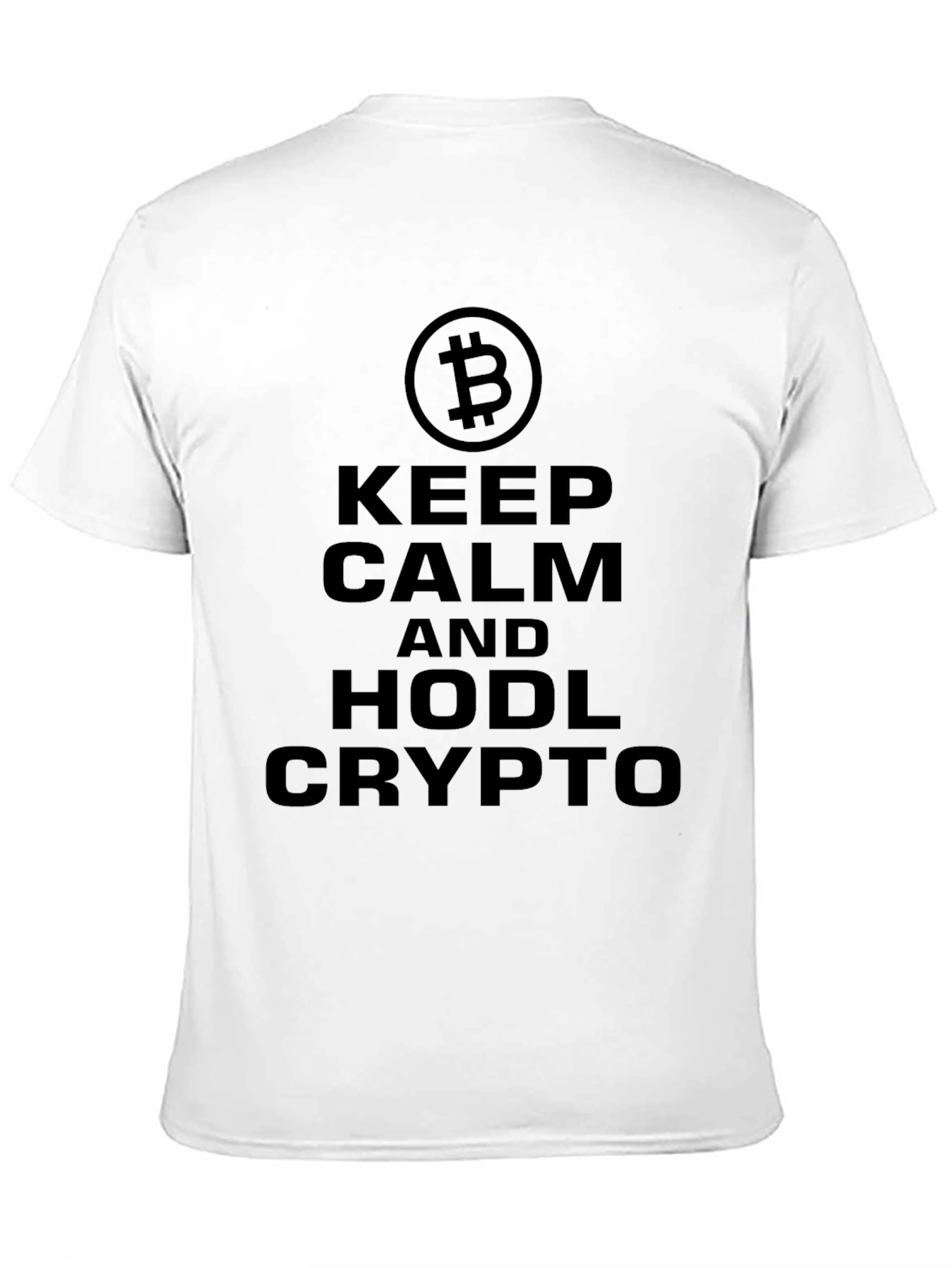 Keep Calm HODL Crypto Black T-Shirt