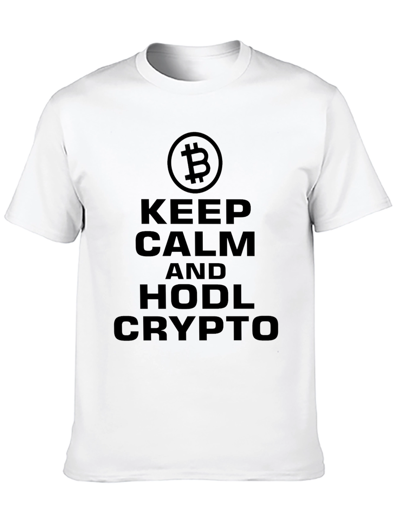 Keep Calm HODL Crypto Black T-Shirt