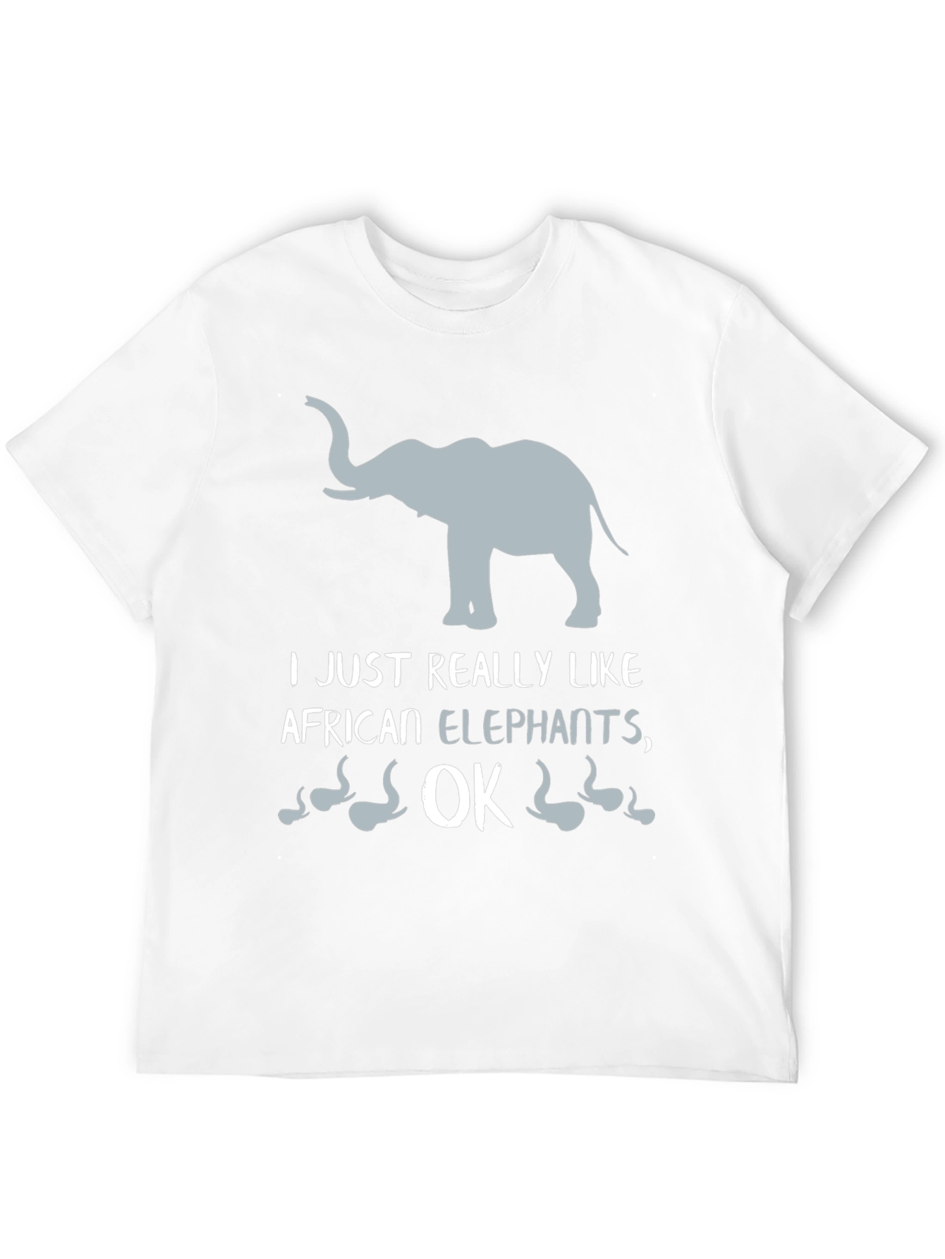 African Elephant Lover Black T-Shirt
