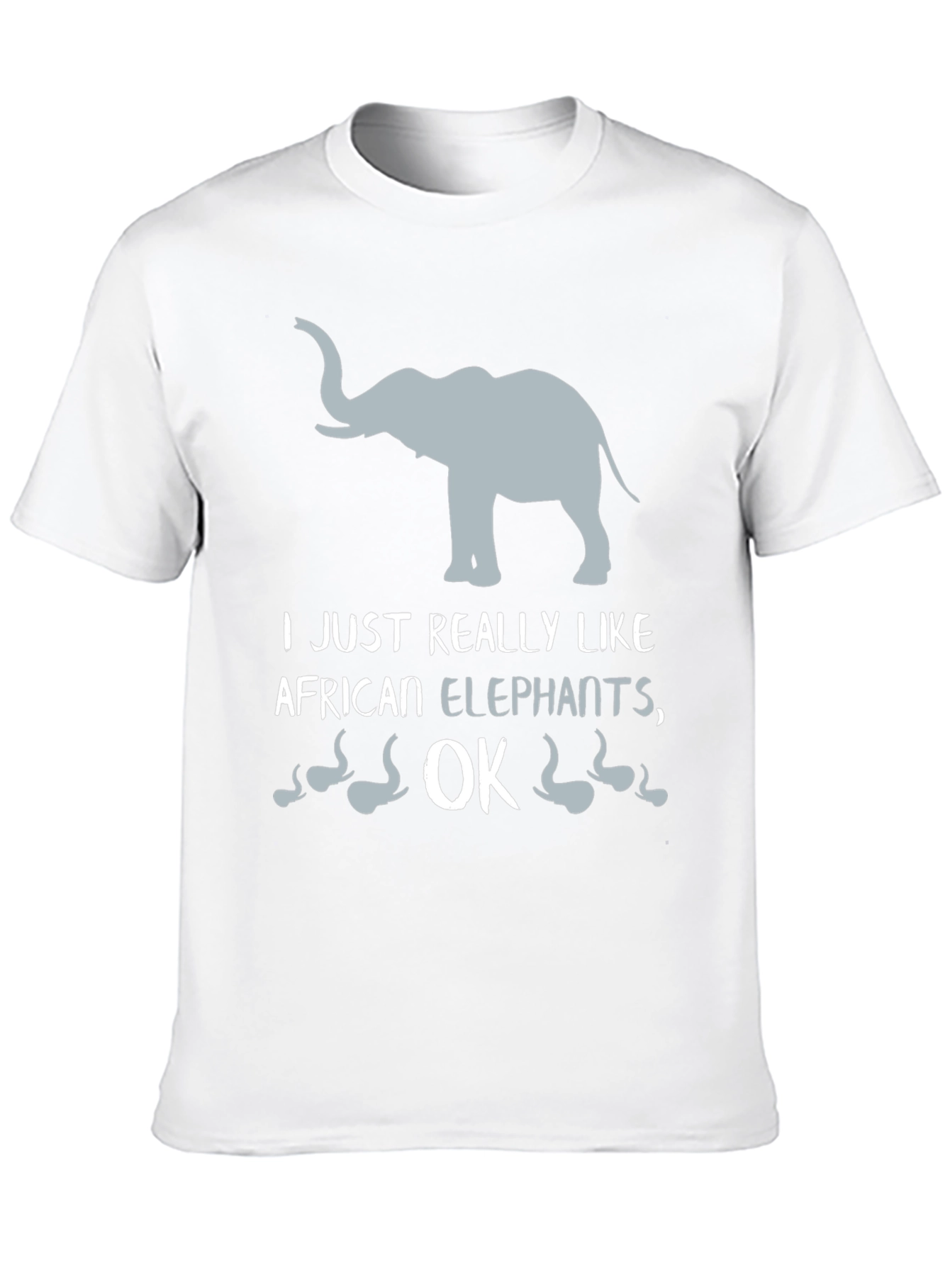 African Elephant Lover Black T-Shirt