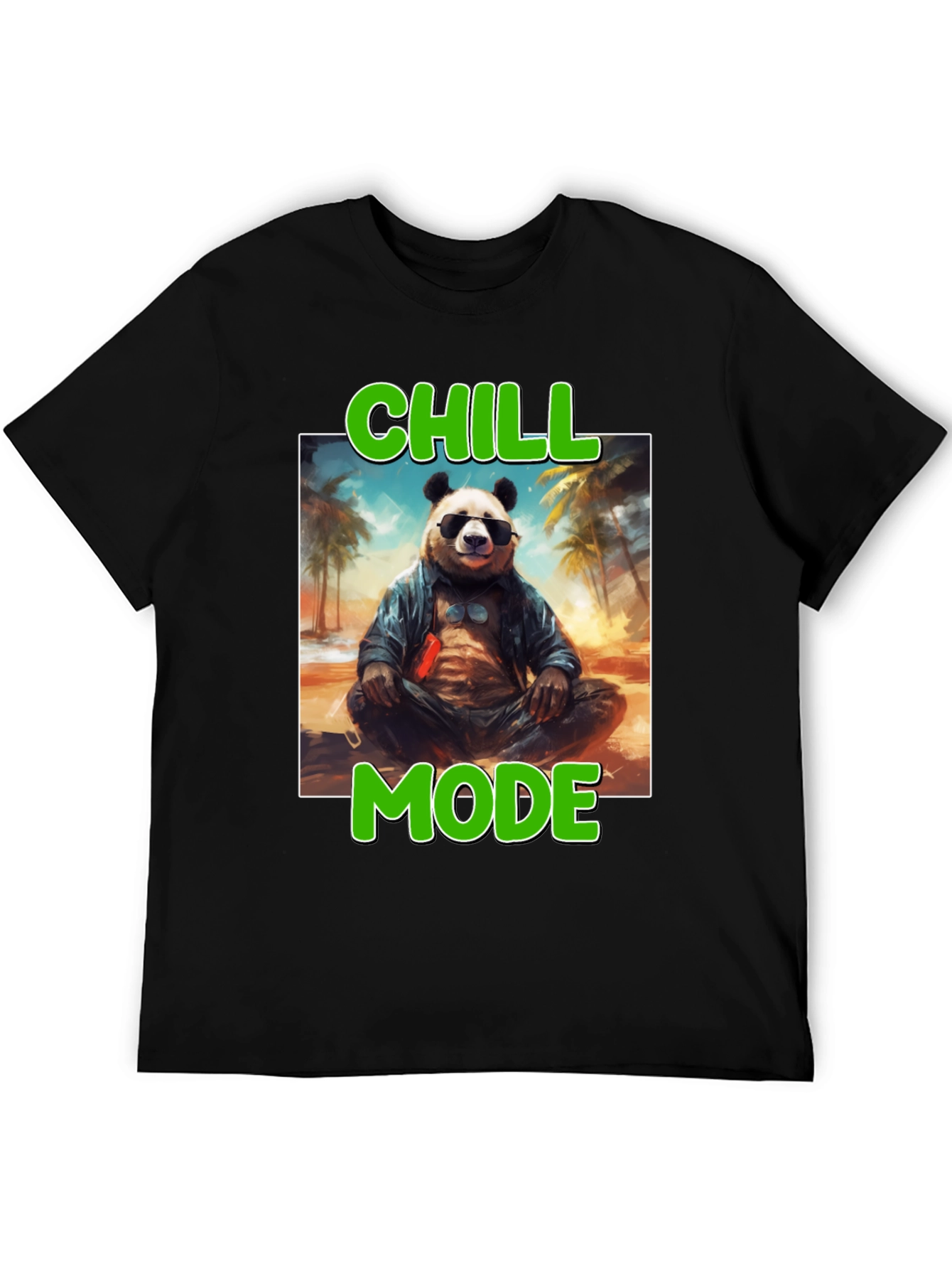 Chill Mode Panda Graphic Tee