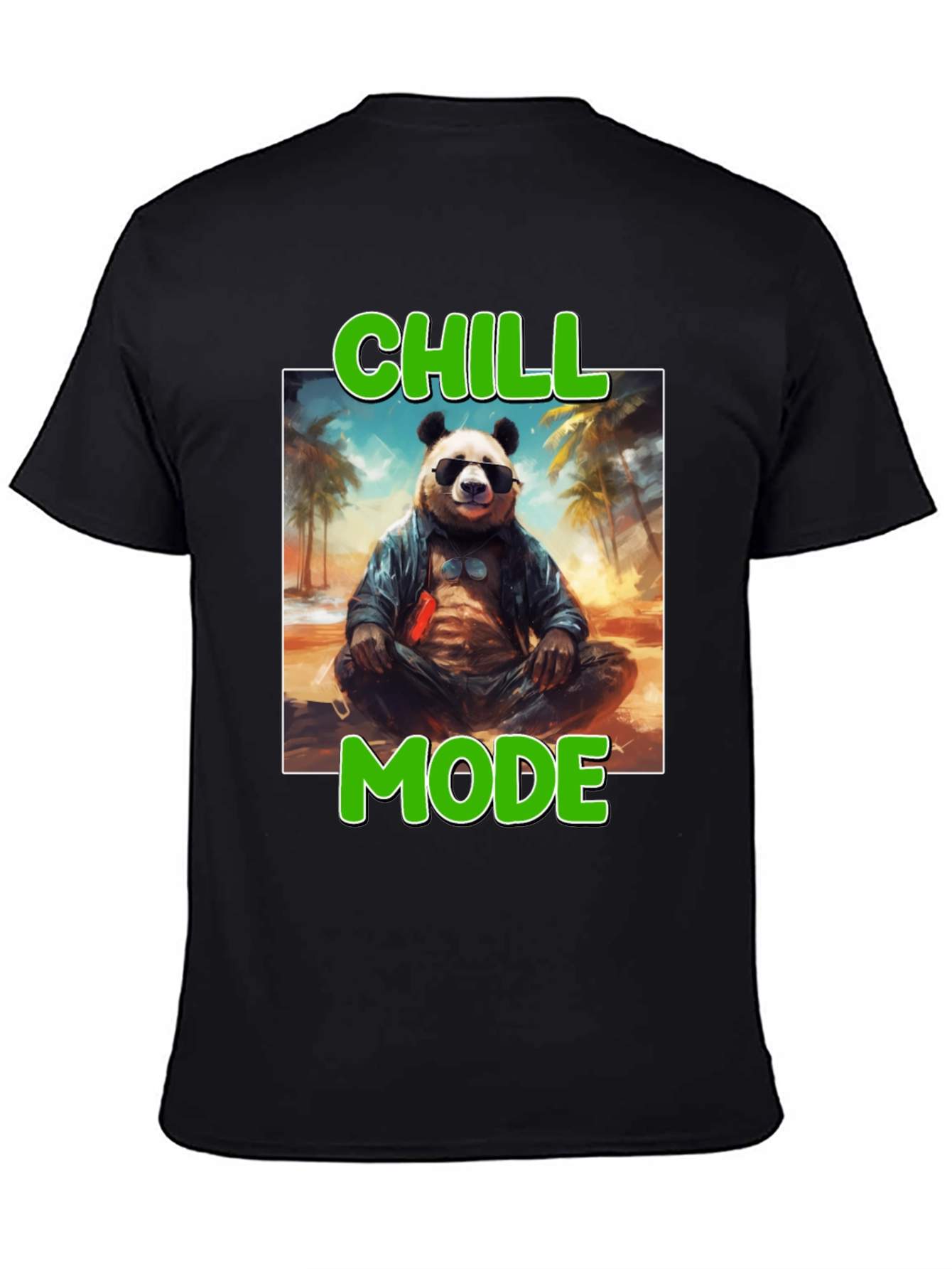 Chill Mode Panda Graphic Tee