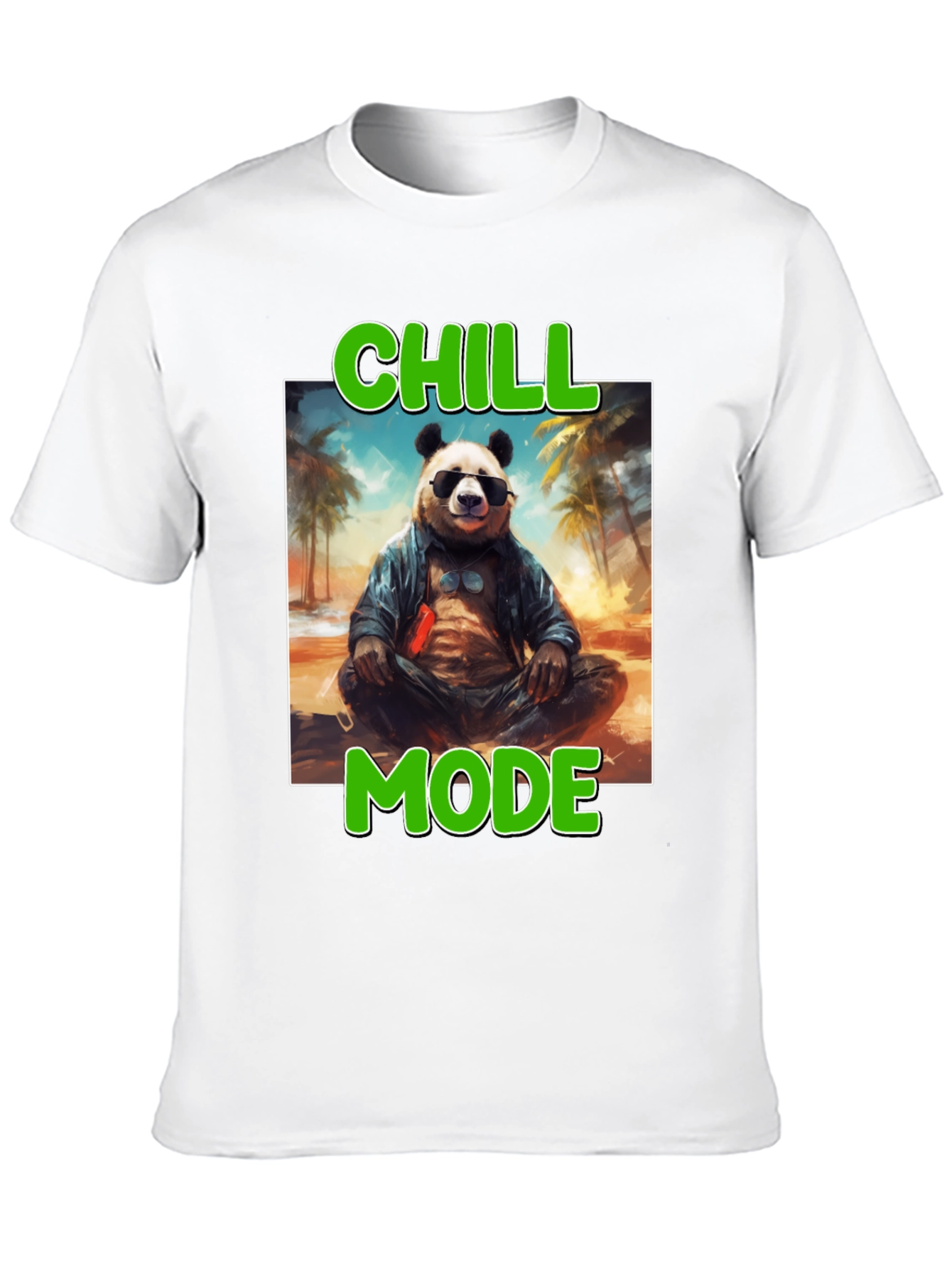Chill Mode Panda Graphic Tee