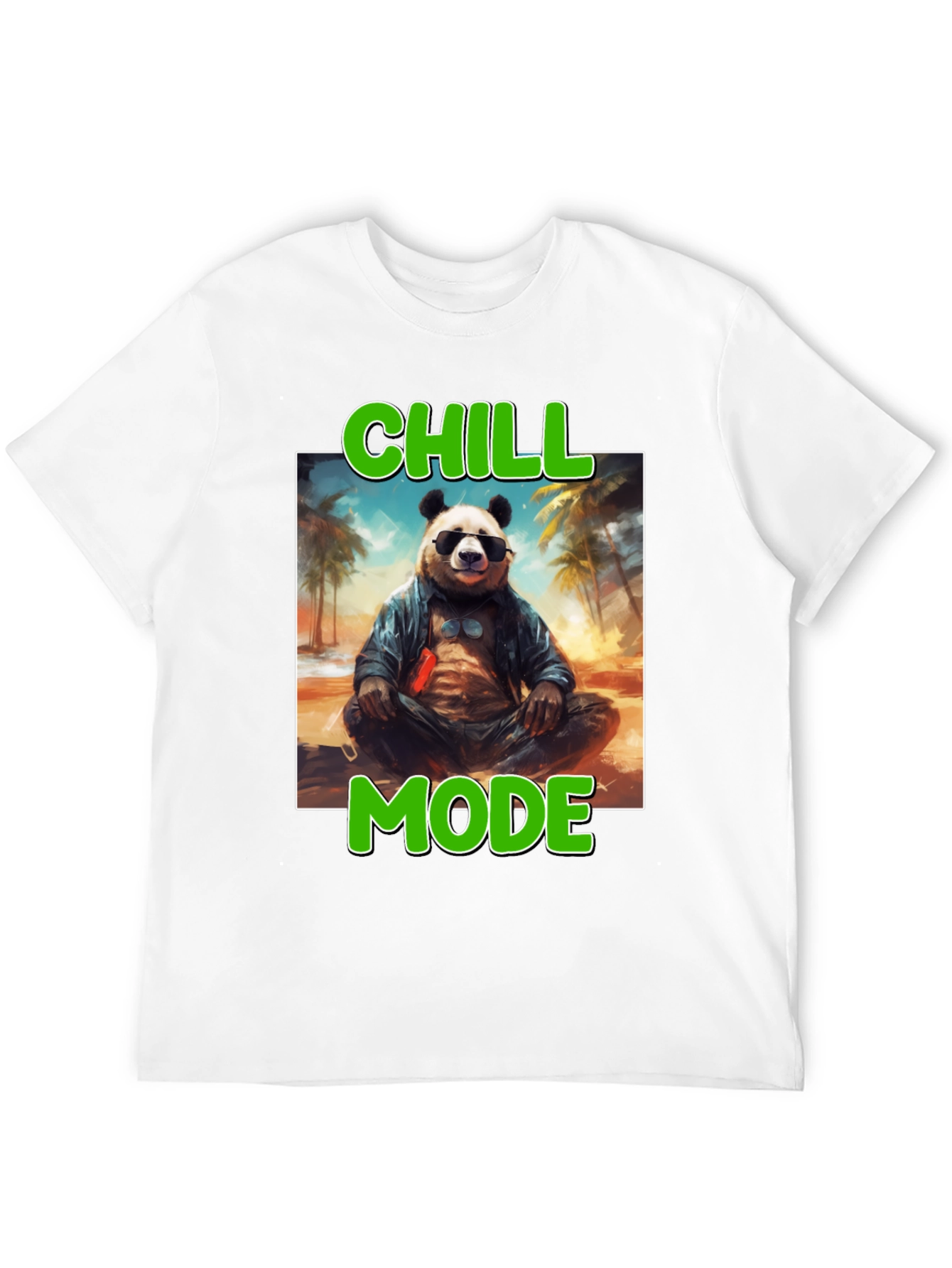 Chill Mode Panda Graphic Tee