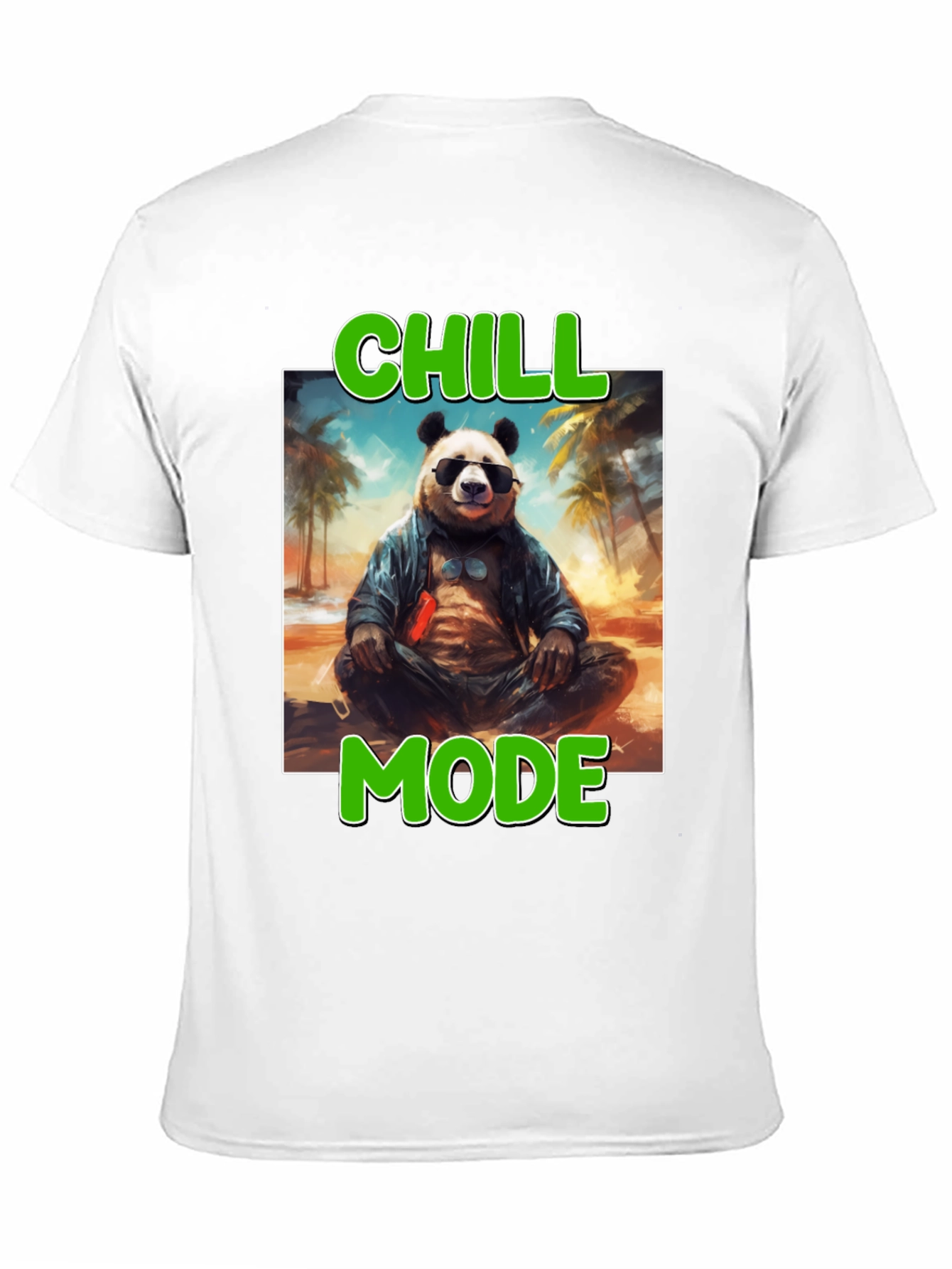 Chill Mode Panda Graphic Tee