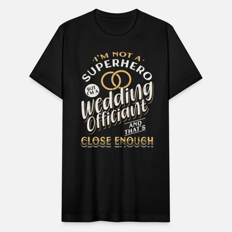 Wedding Officiant Ordained Minister Superhero Dad