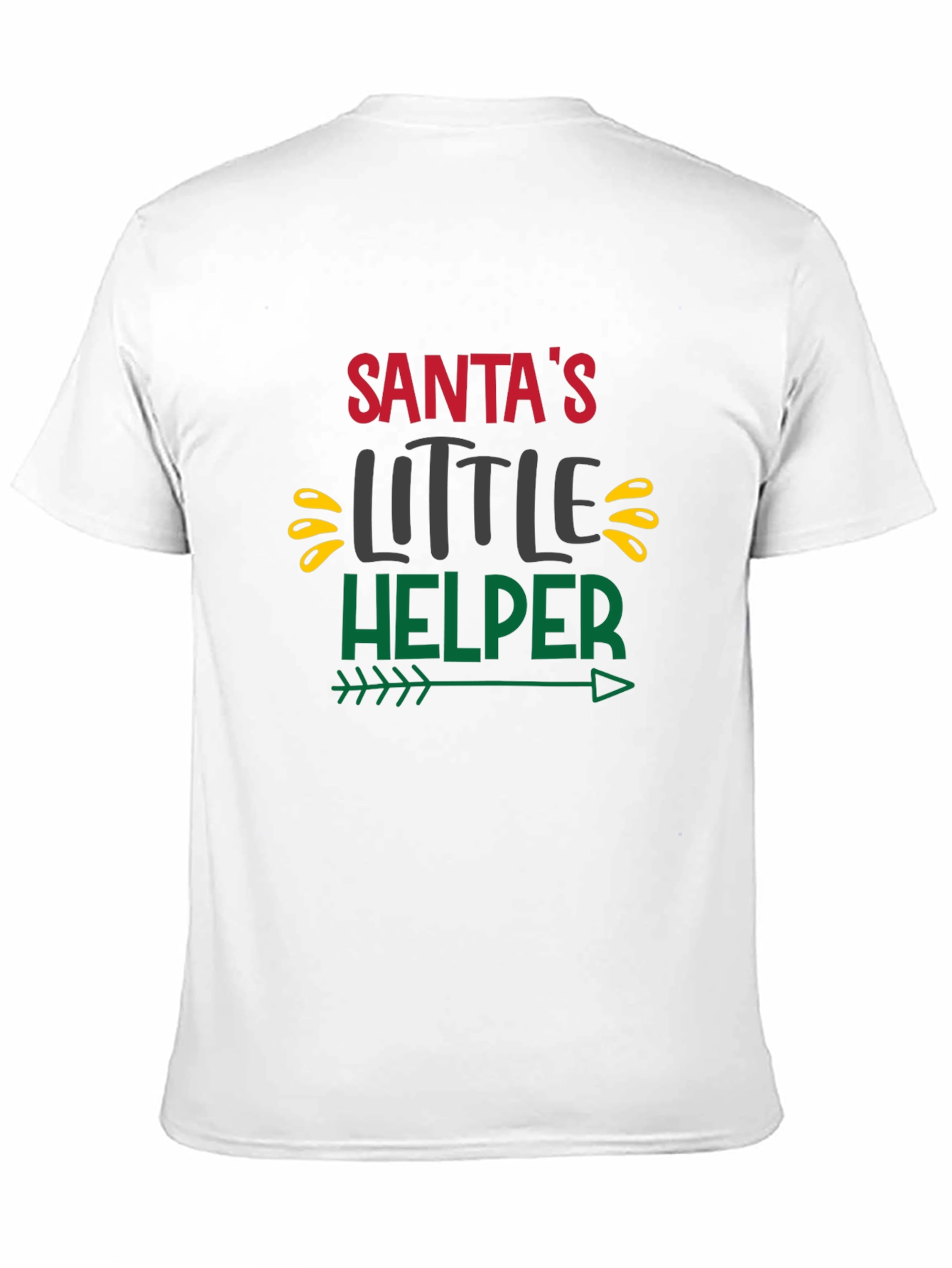 Santas Little Helper Holiday T-Shirt