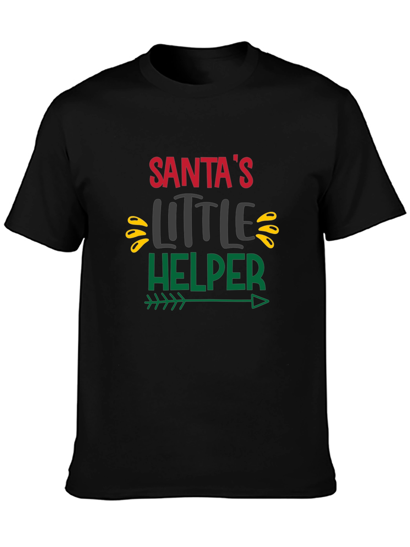 Santas Little Helper Holiday T-Shirt