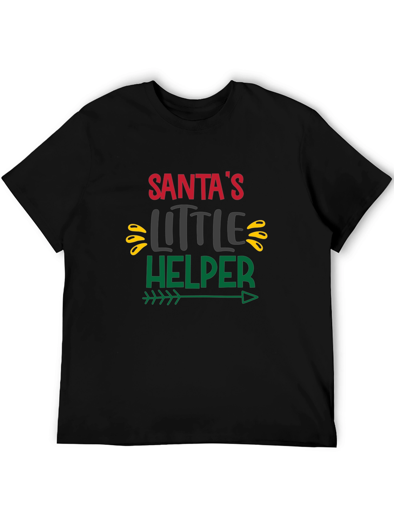 Santas Little Helper Holiday T-Shirt