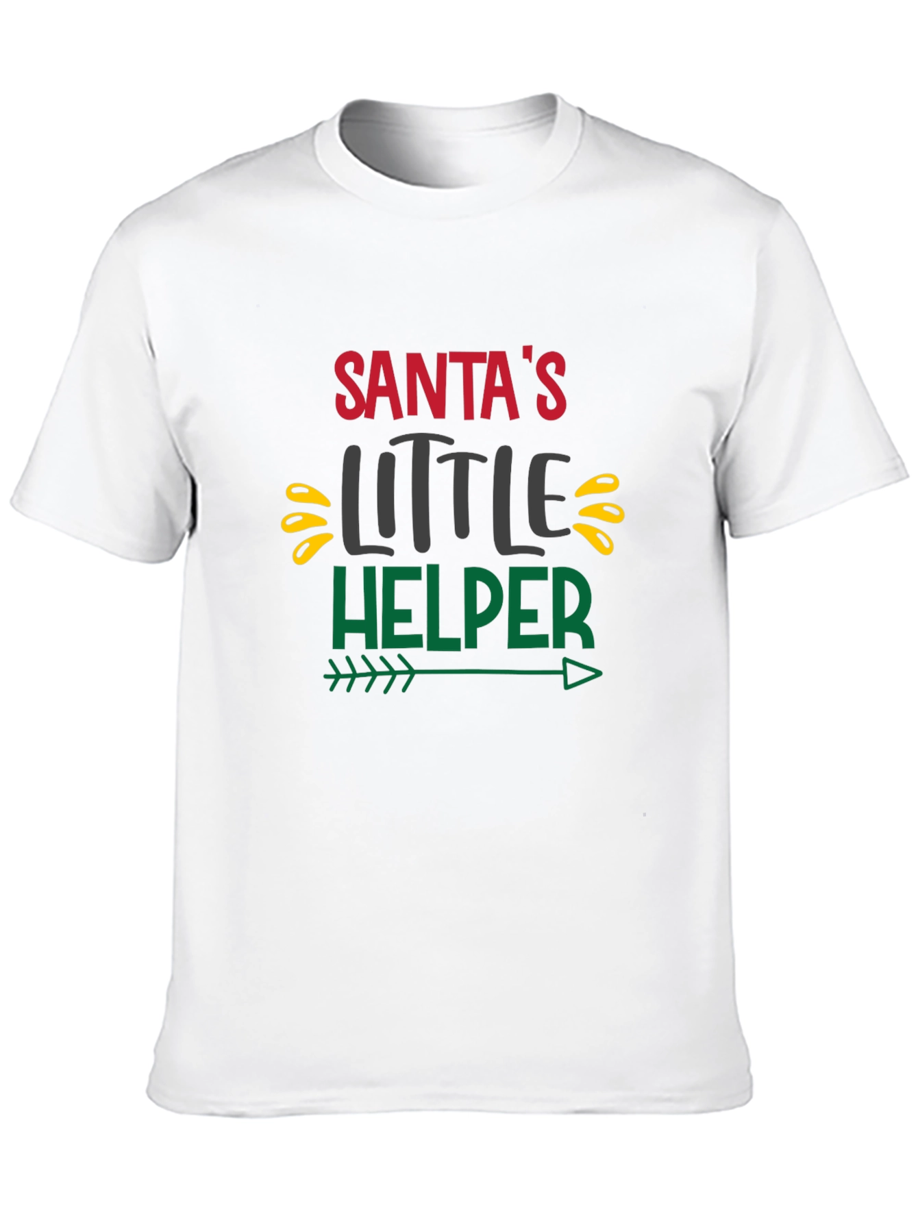 Santas Little Helper Holiday T-Shirt