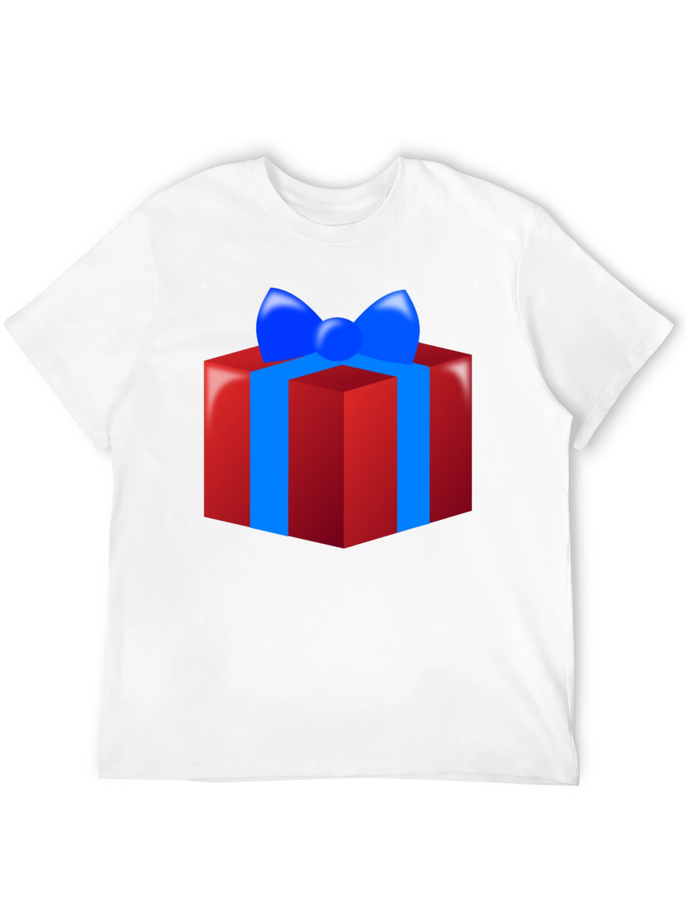 Festive Gift Graphic Black T-Shirt