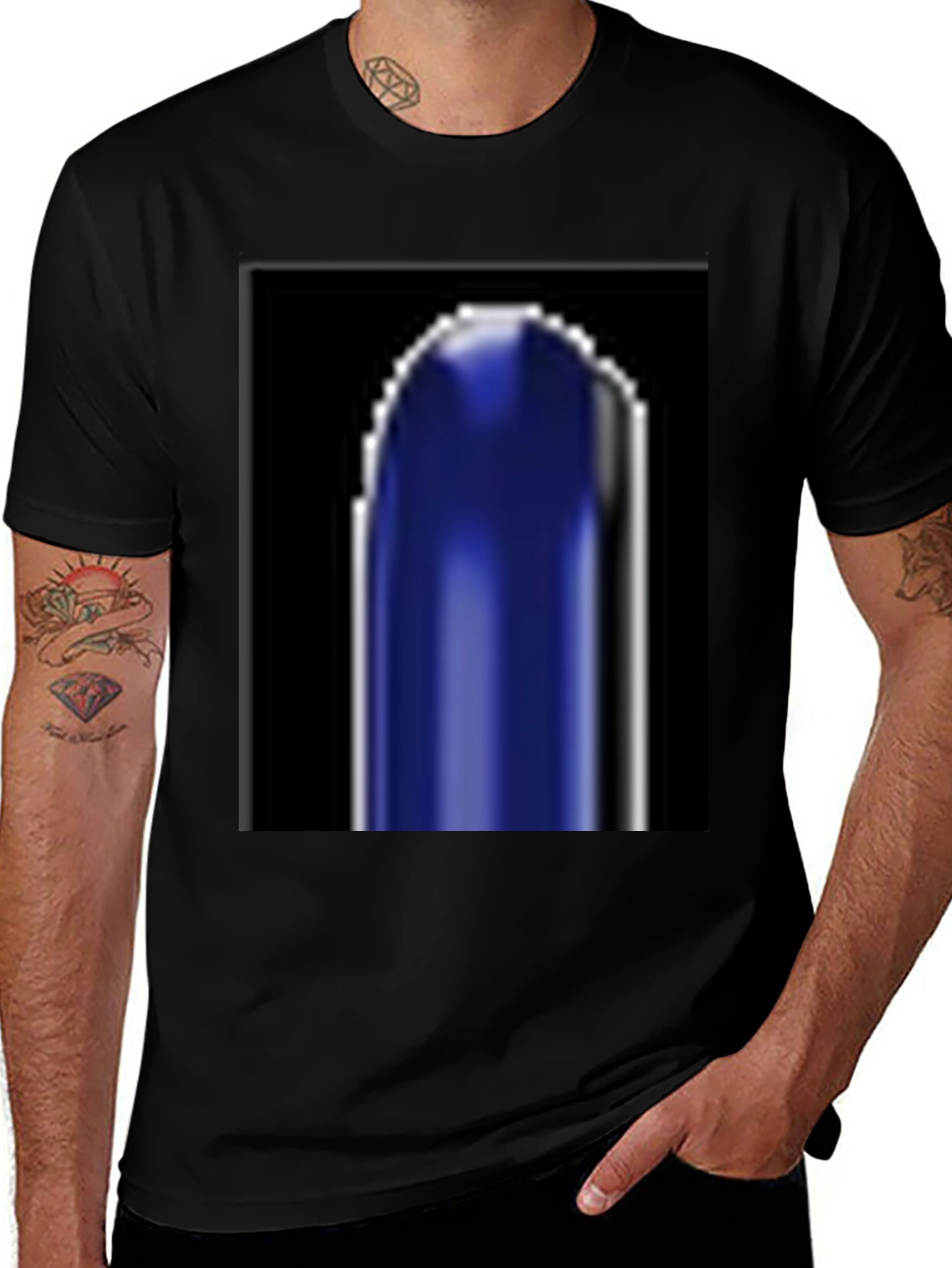 Stylus Graphic Tee - Modern Abstract Design