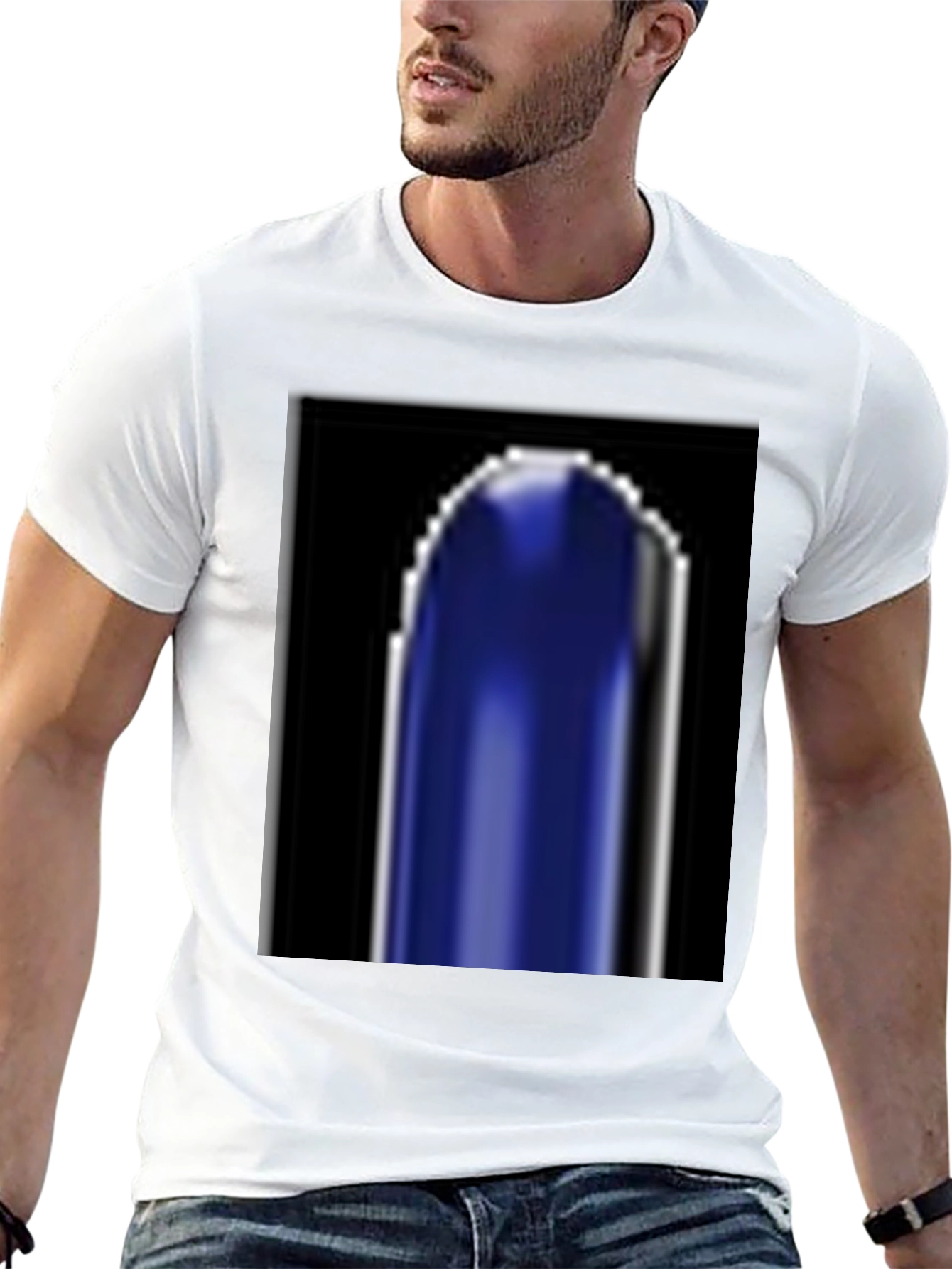 Stylus Graphic Tee - Modern Abstract Design