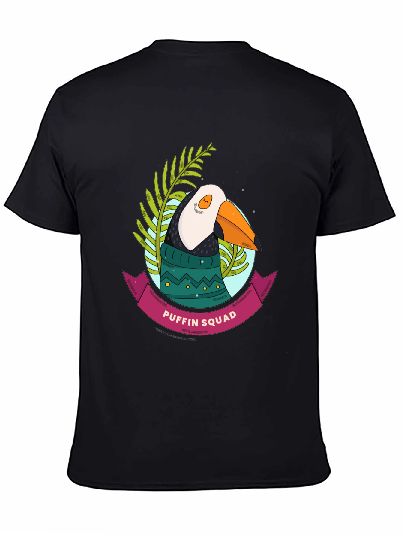 Puffin Squad Graphic Tee - Novelty Bird T-Shirt