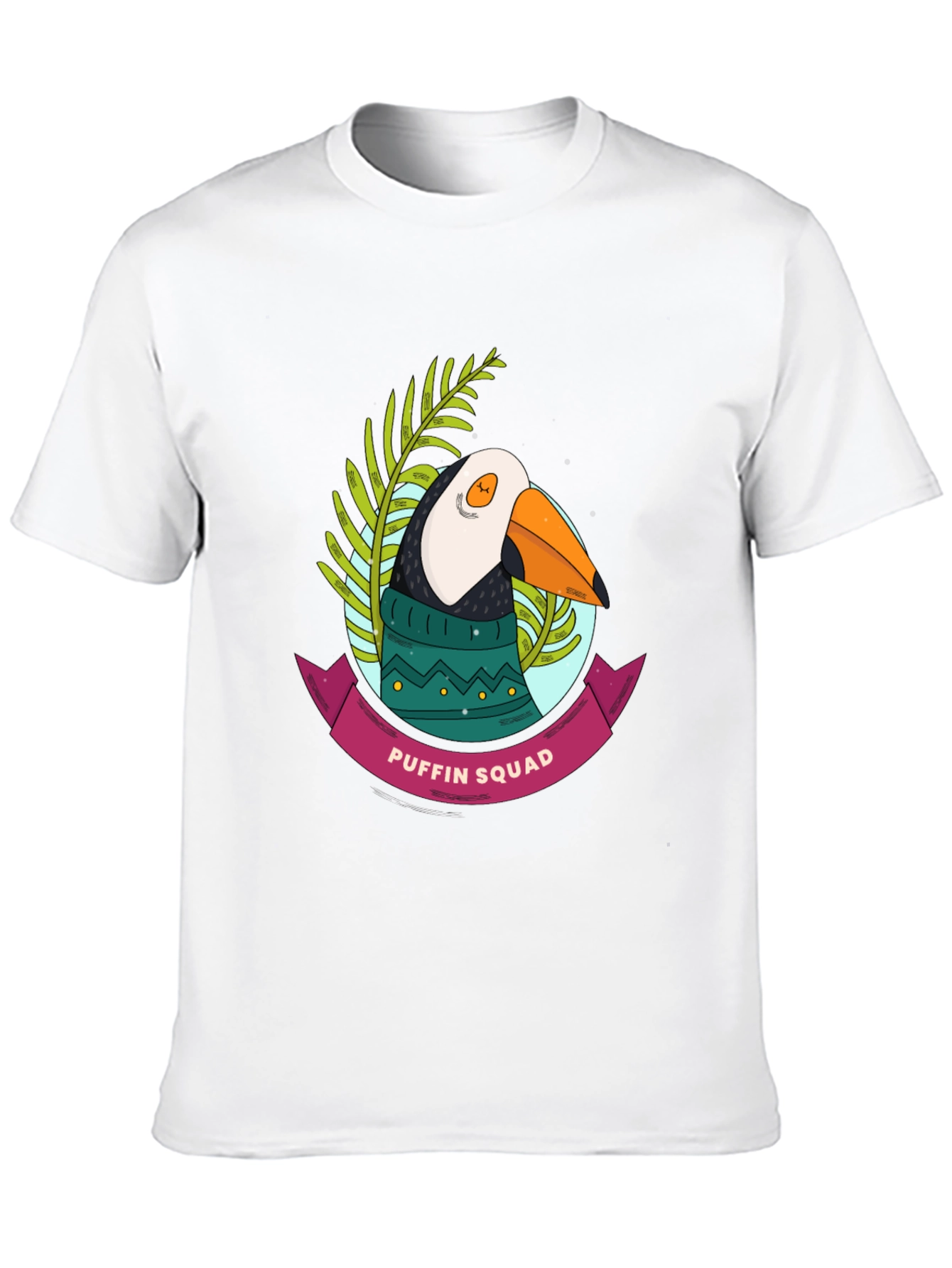 Puffin Squad Graphic Tee - Novelty Bird T-Shirt