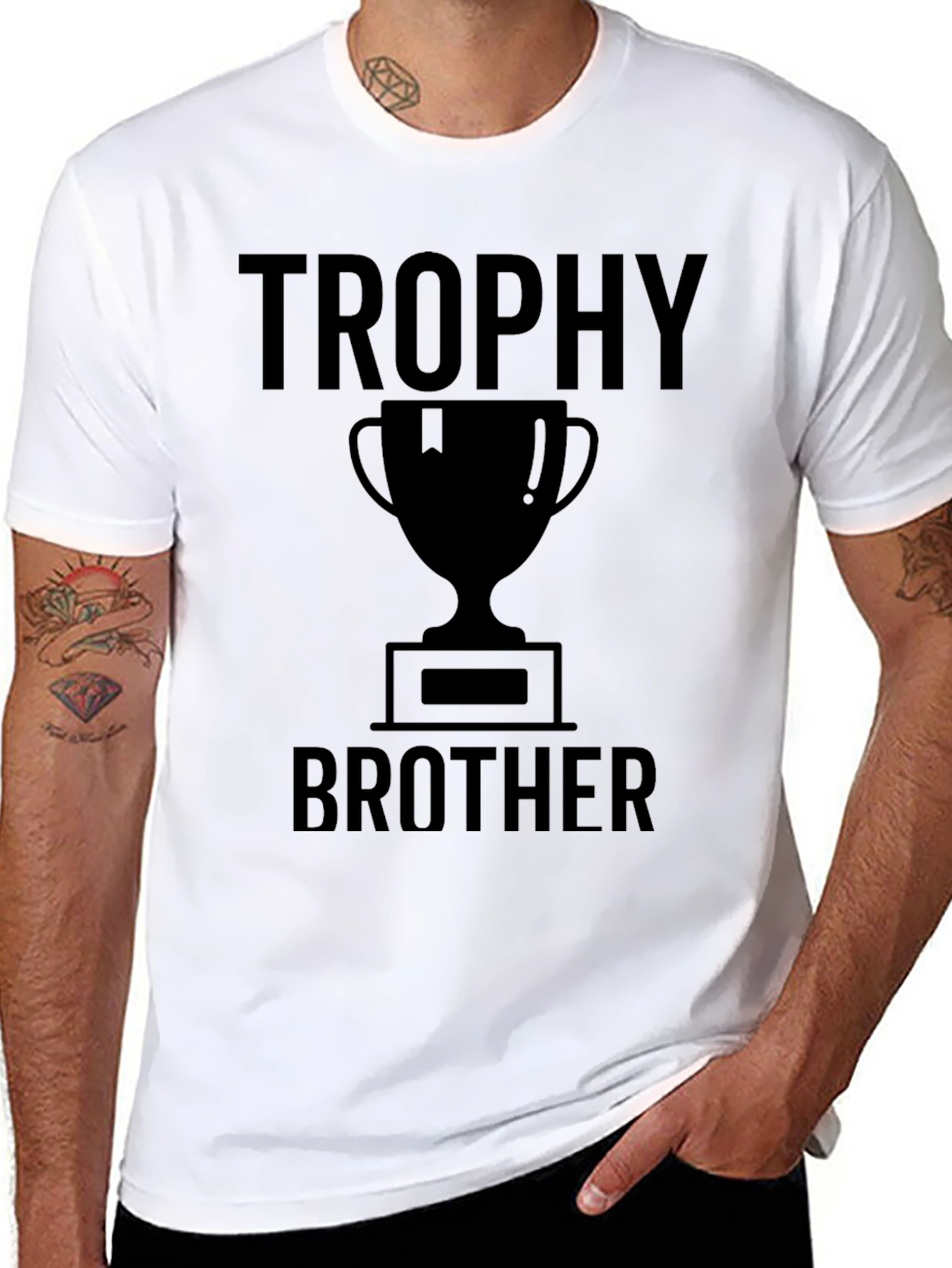 Trophy Brother Black T-Shirt