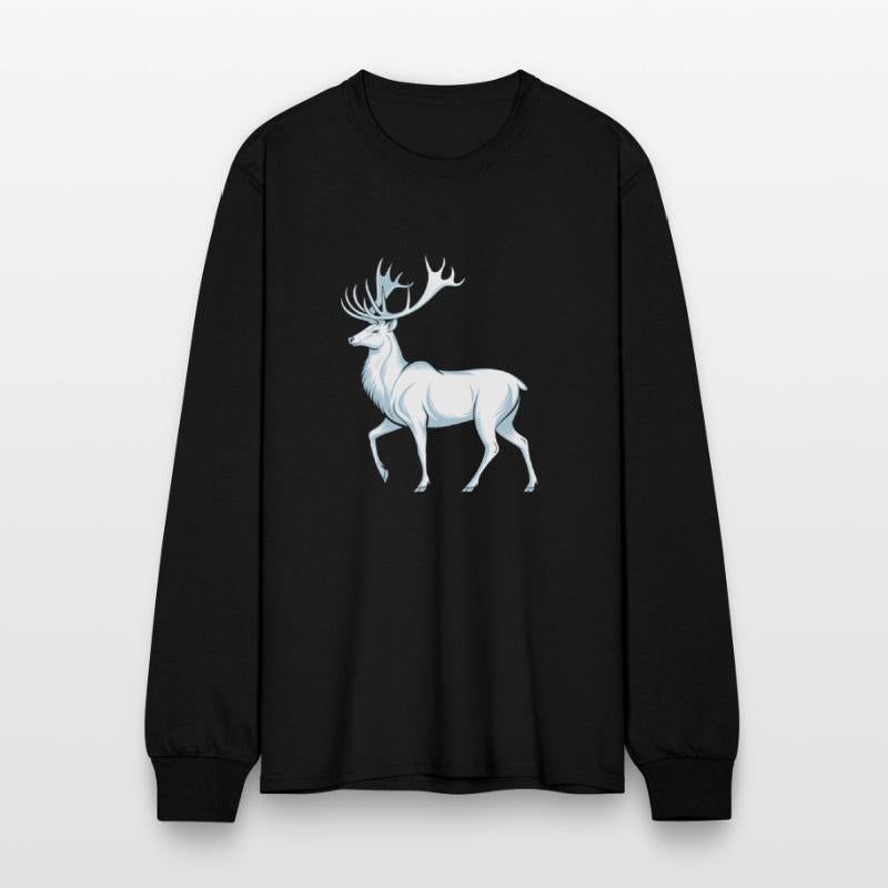 White Deer Stag Buck