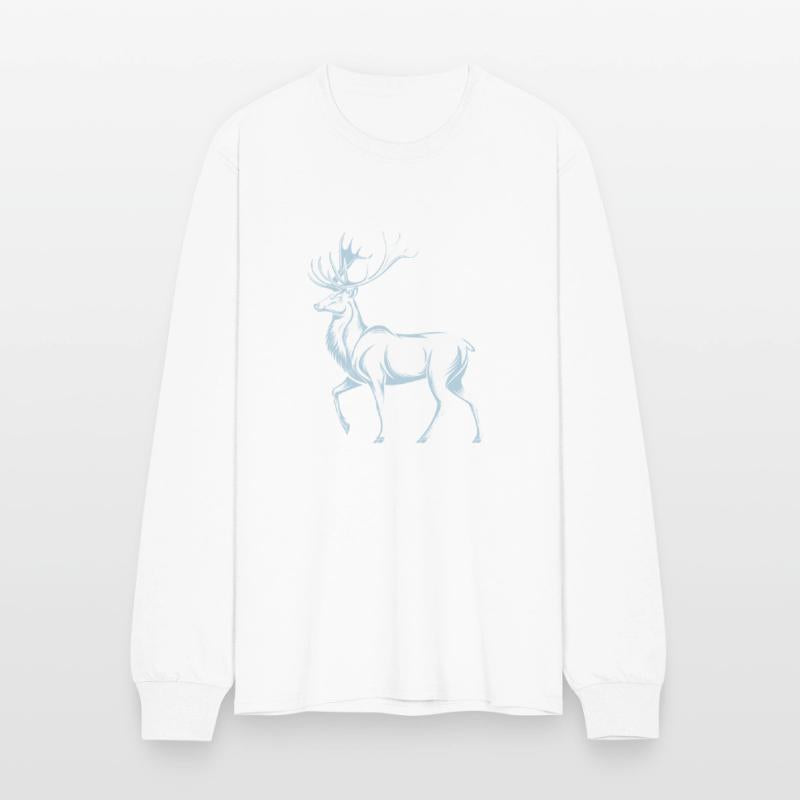 White Deer Stag Buck