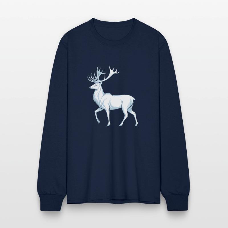 White Deer Stag Buck