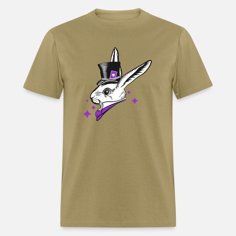 white rabbit head with top hat