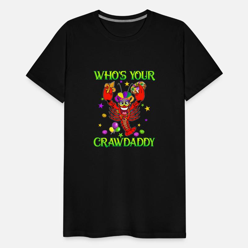 Whos Your Crawdaddy Crawfish Jester Beads Funny