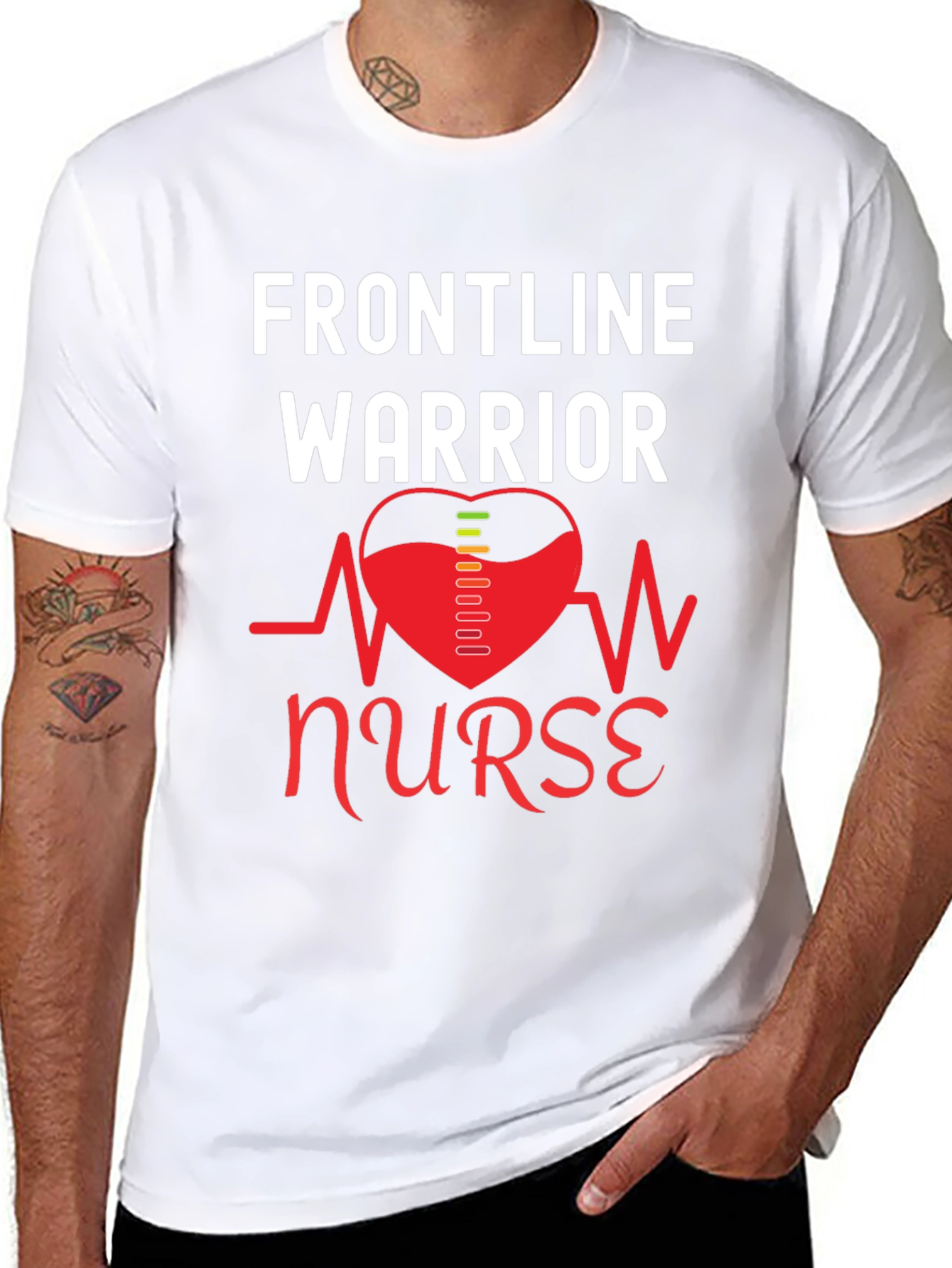 Frontline Warrior Nurse T-Shirt