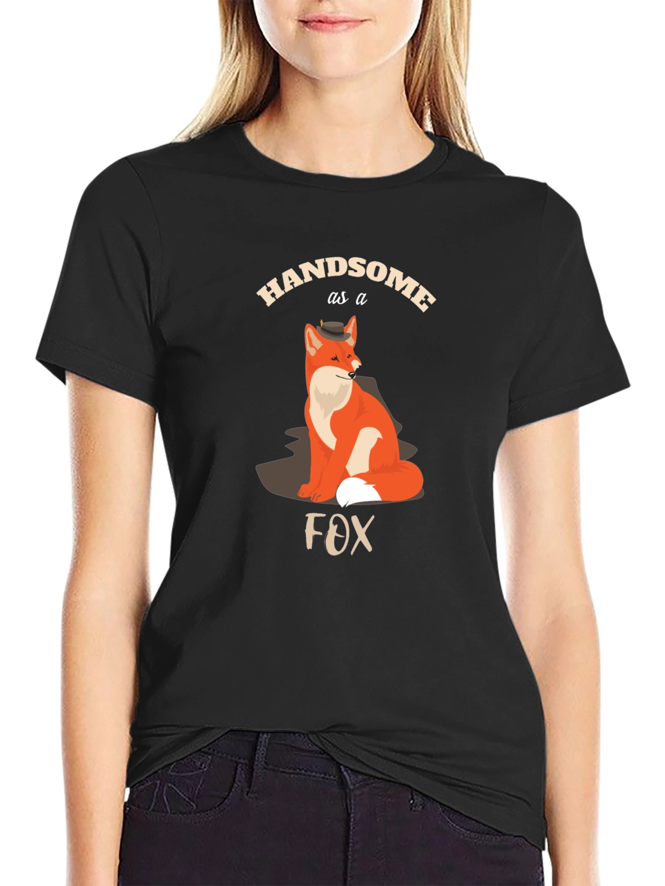 Handsome Fox Graphic T-Shirt