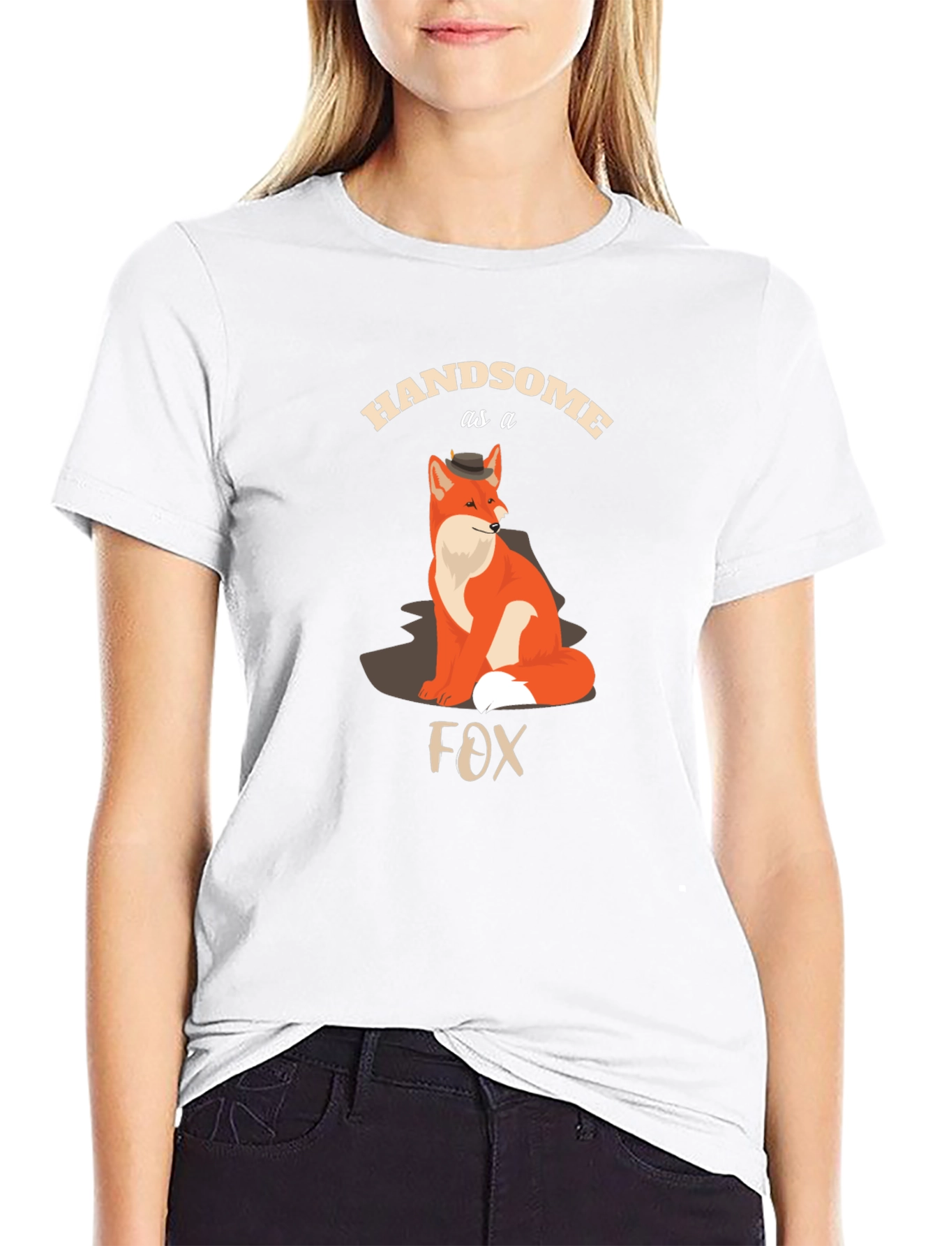 Handsome Fox Graphic T-Shirt