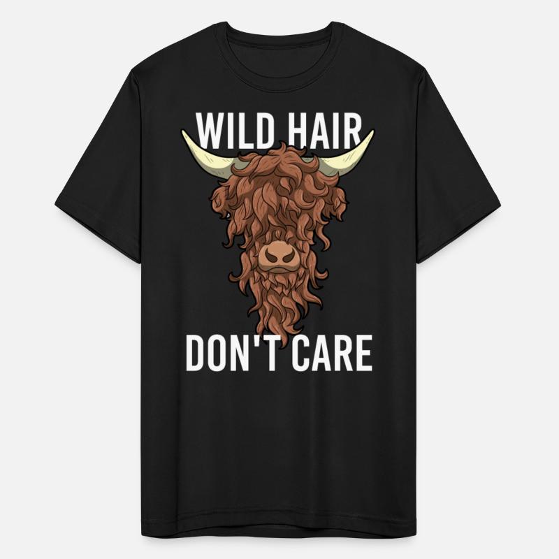 Wild Hair Don't Care Hipster Hairstyles Gift Cow