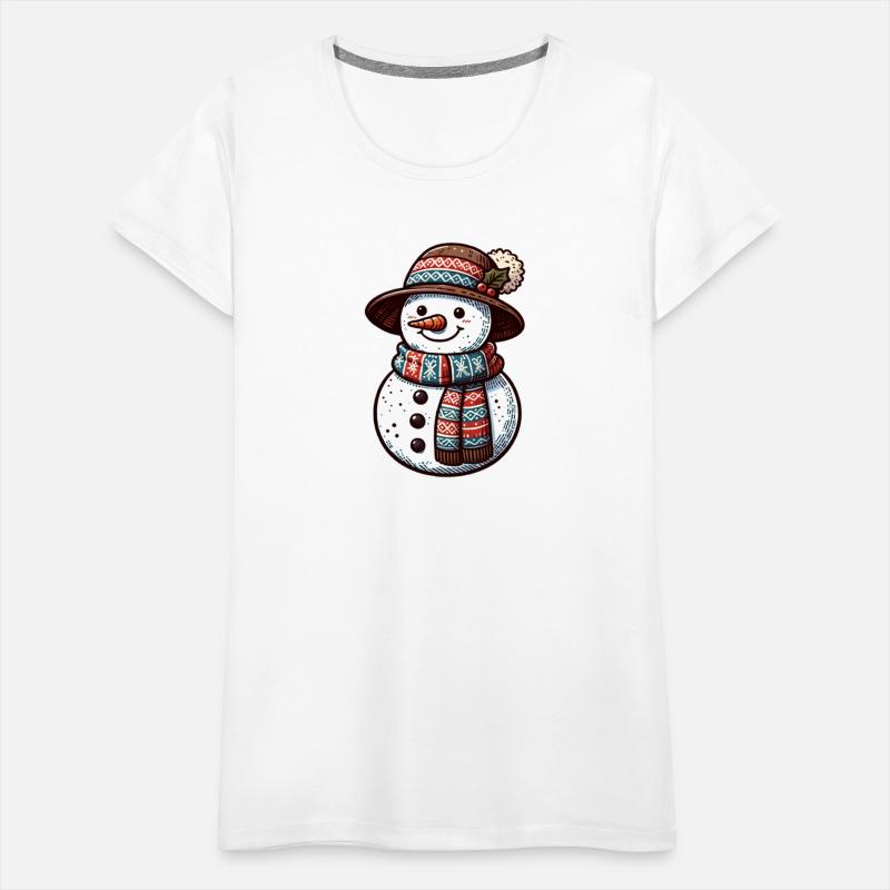 Winter Wonderland: Charming Snowman Illustration