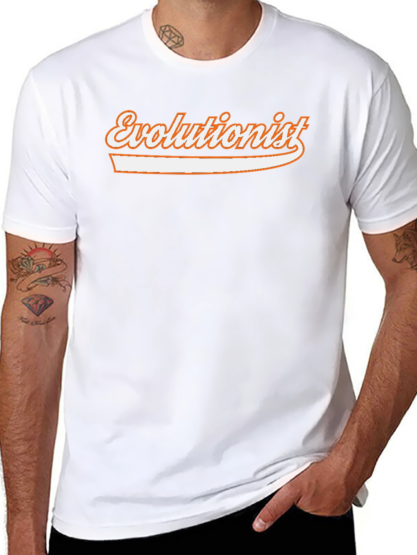 Evolutionist Graphic T-Shirt - Bold Statement Tee