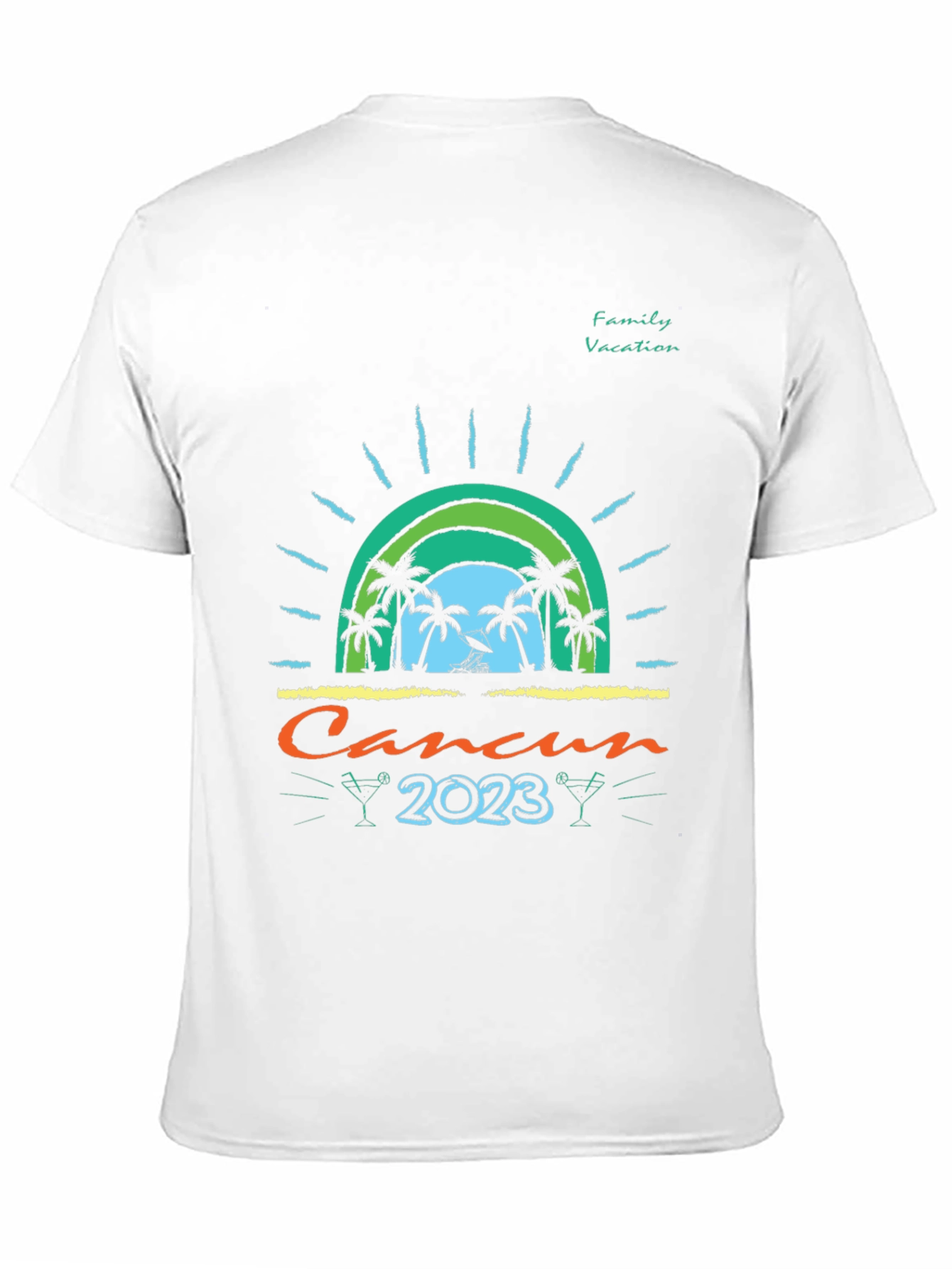 Cancun 2023 Family Vacation Graphic Tee