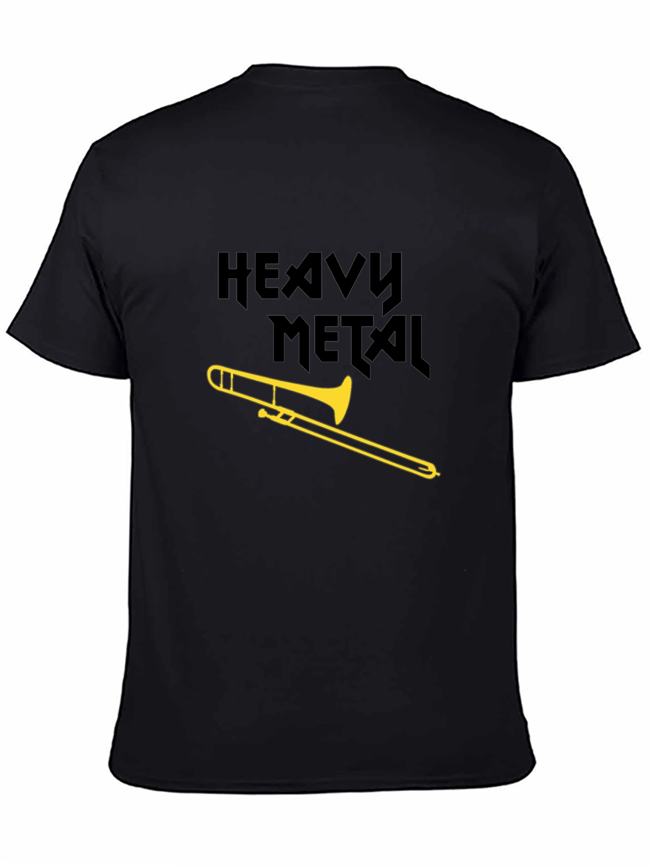 Heavy Metal Trombone Graphic T-Shirt