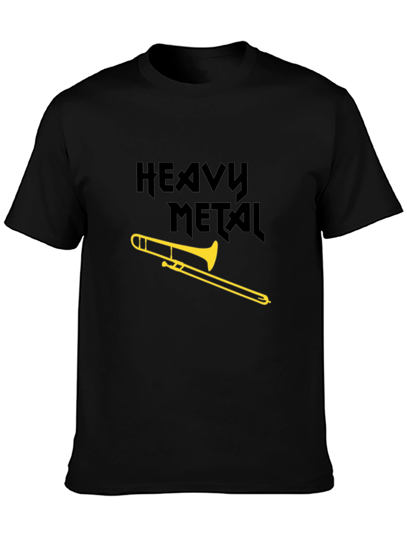 Heavy Metal Trombone Graphic T-Shirt